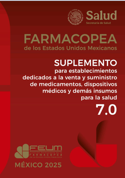 Farmacopea de los Estados Unidos Mexicanos — Suplemento 7.0 (2025)